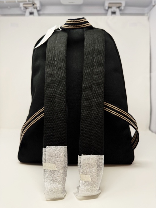 Coach Cargo Backpack Black Canvas Gold Embroidered Logo Laptop Book Bag CAM76 main image 8